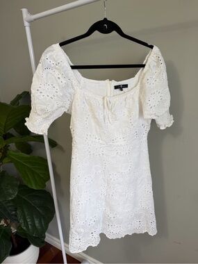 7 for All Mankind White Mini Sundress Size Small